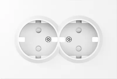 Розетка Donel A07 / DE22203 (глянцевый белый)