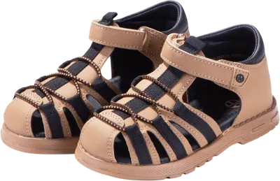 Сандалии детские Amarobaby Drive / AB-OB26-40DV/1209-27 (р.27, коричневый/черный)