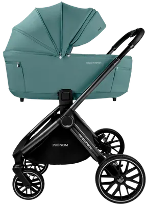 Детская универсальная коляска Amarobaby Phenom 2 в 1 с термолюлькой / AB26-10PHENOM/52 (лагуна)