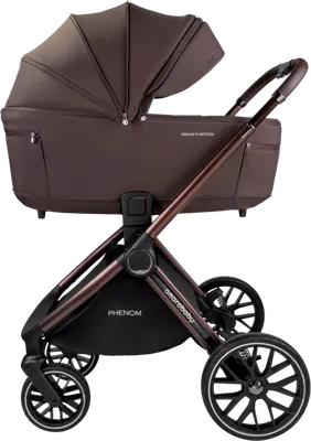 Детская универсальная коляска Amarobaby Phenom 2 в 1 с термолюлькой / AB26-10PHENOM/59 (шоколадный)