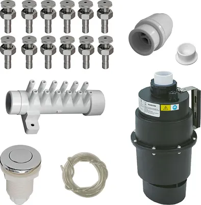 Аэромассажная система MVL AM-SET6-612 KIT (хром)