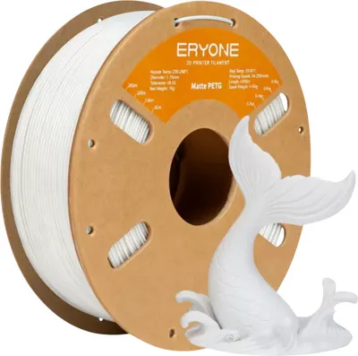 Пластик для 3D-печати Eryone Matte PETG / B0401002 (1.75мм, 1кг, белый)
