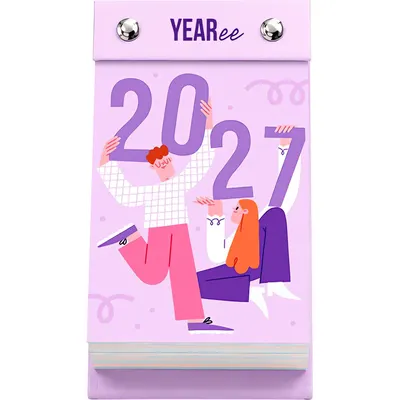 Календарь настольный Yearee 2027 год / 4816088500181 (русский язык)