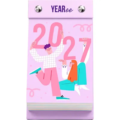 Календарь настольный Yearee 2027 год / 4816088500198 (белорусский язык)