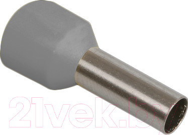 Набор наконечников-гильз для кабеля IEK UGN10-004-04-09 (100шт, серый)