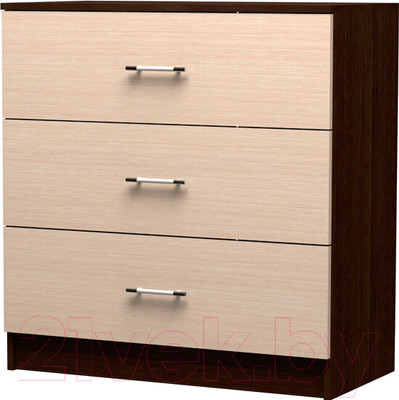 Комод Горизонт Мебель Уют/Юнона 0.86 (венге/дуб)