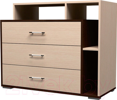 Комод Горизонт Мебель Уют/Юнона универсал 1.0 (венге/дуб)