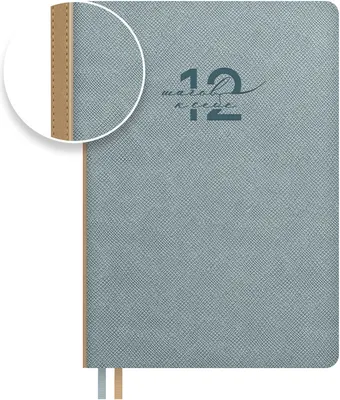 Ежедневник Escalada Сафьян / 73856 (160л, голубой)