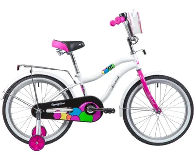 Детский велосипед Novatrack Candy 165CANDY.WT23 (разобранный, в коробке)