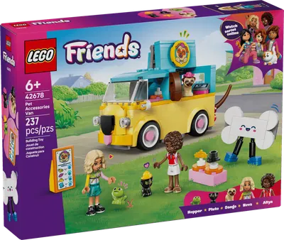 Конструктор Lego Friends Фургон с аксессуарами для питомцев 42678