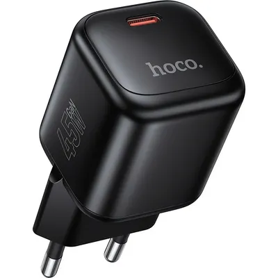 Зарядное устройство сетевое Hoco N84 Gan (черный)