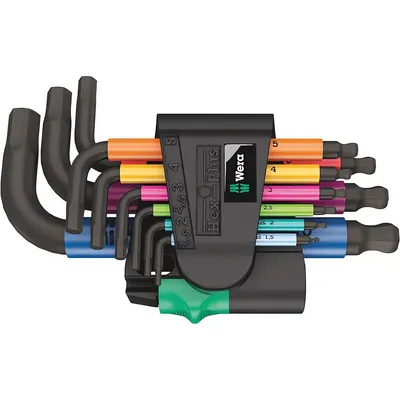 Набор ключей WERA 950/9 Hex-Plus Multicolour 1 SB / 05073593001