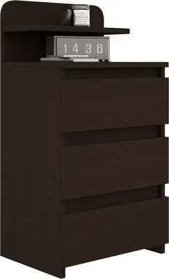 Прикроватная тумба MFMaster Витто-132 / МСТ-ВМ1-32-ВМ-16 (венге)