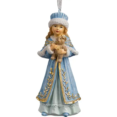 Елочная игрушка Erich Krause Decor. Снегурочка и медвежонок / 65808