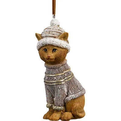 Елочная игрушка Erich Krause Decor. Котенок в свитере / 65816