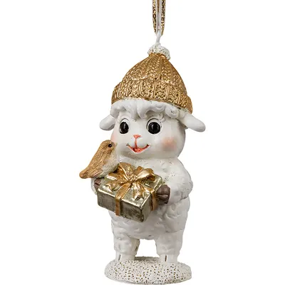 Елочная игрушка Erich Krause Decor. Овечка с подарком / 66232
