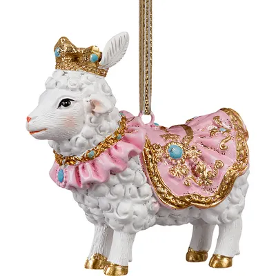 Елочная игрушка Erich Krause Decor. Придворная овечка / 66236