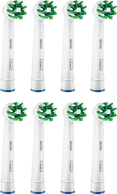 Набор насадок для зубной электрощетки Oral-B Cross Action ЕВ50BRB (8шт)