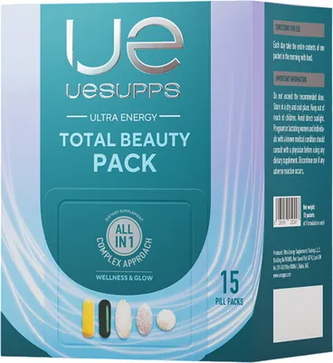 Витаминно-минеральный комплекс UESUPPS Тотал Бьюти Пак (15 пакетиков)