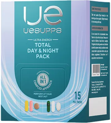 Комплексная пищевая добавка UESUPPS Тотал Дэй и Найт Пак (30 пакетиков)