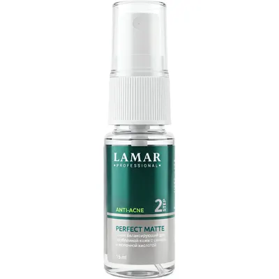 Тоник для лица Lamar Professional Perfect Matte балансирующий (15мл)