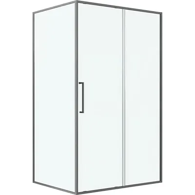 Душевой уголок Niagara Nova NG-38-12AGR-A90GR-46 120x90x195 (графит/сатин/прозрачное стекло)