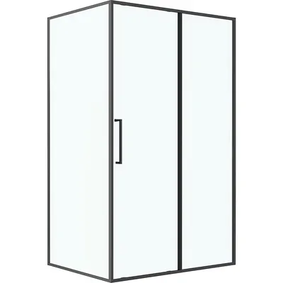 Душевой уголок Niagara Nova NG-88-12AB-A90B-46 120x90x195 (черный матовый/прозрачное стекло)