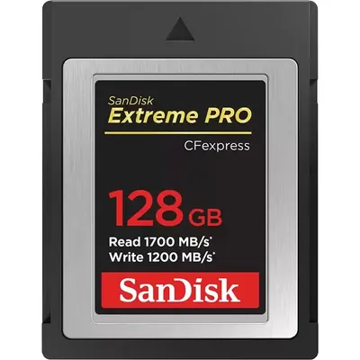 Карта памяти SanDisk Extreme Pro CFexpress TypeB 128GB R1200/W1700 (SDCFE-128G-ZN4NN)