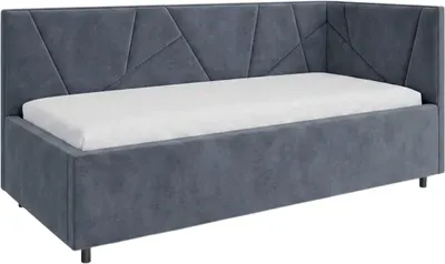 Односпальная кровать Апогей Рица 90x200 правый угол (Teddy 318, 5 кат.)