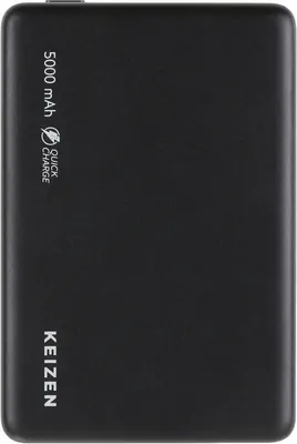 Портативное зарядное устройство KEIZEN 5000mAh / KZ-20130110 (черный)