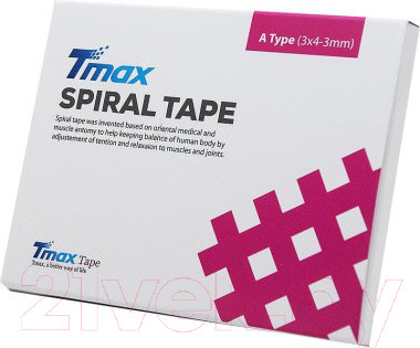 Кросс тейп Tmax Spiral Tape Type A / 423716 (20 листов, телесный)