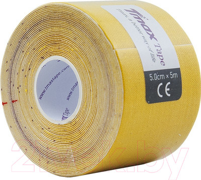 Кинезио тейп Tmax Extra Sticky Yellow / 423174 (желтый)