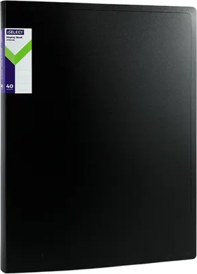 Папка для бумаг Deli Iselect / UF903BK (черный)