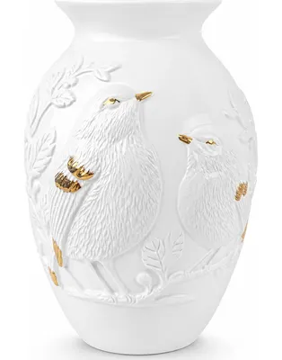 Ваза Elan Gallery Белые птички 340155