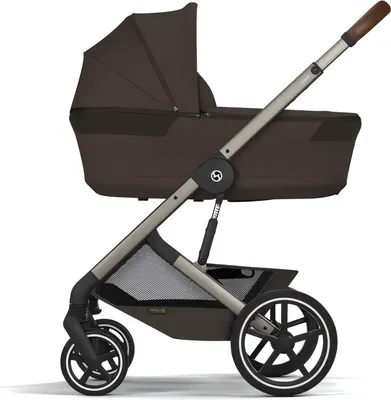 Детская универсальная коляска Cybex Balios S Lux + Fold carrycot (Chocolate Brown)