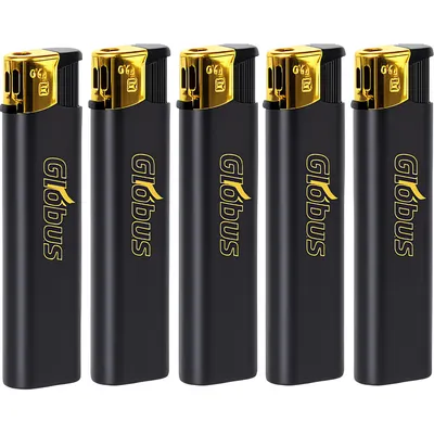 Комплект зажигалок Globus Black Gold DY062 (5шт)