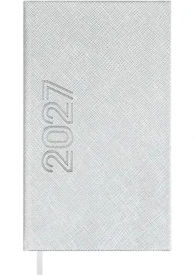 Еженедельник Escalada Сариф 2027 / 73620 (64л, серебряный)