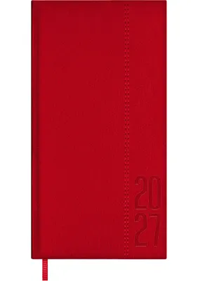 Еженедельник Escalada Наппа 2027 / 73628 (64л, красный)
