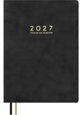 Еженедельник Escalada Тиволи Глосс 2027 / 73584 (80л, черный)
