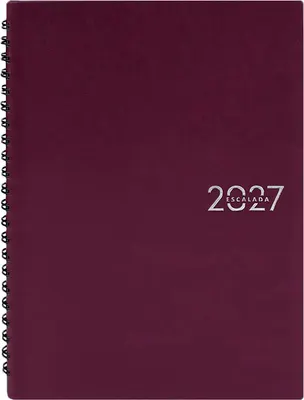 Еженедельник Escalada Гоутскин 2027 / 73593 (80л, бордовый)