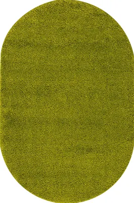 Ковер Merinos Shaggy Ultra s600-OVAL-GREEN (2x4)