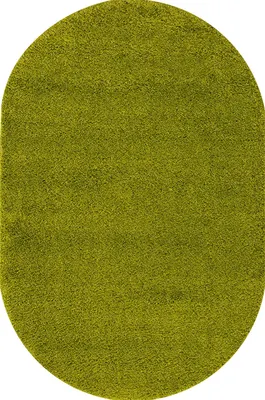 Ковер Merinos Shaggy Ultra s600-OVAL-GREEN (2x5)