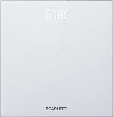 Напольные весы электронные Scarlett SC-BS33E111 (белый)