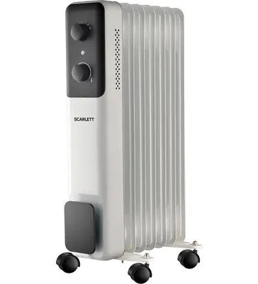 Масляный радиатор Scarlett SC-OR1507-F10M (серый)