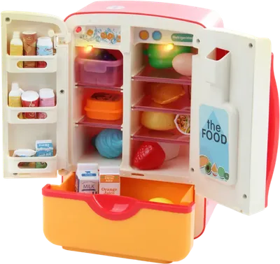Холодильник игрушечный Veld-co С продуктами 117954