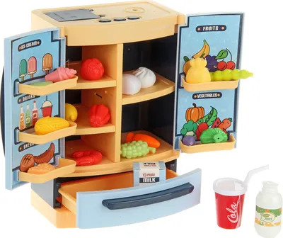 Холодильник игрушечный Veld-co С продуктами 115484