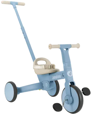 Трехколесный велосипед с ручкой Junion Juzzi 3 в 1 / T806-B-2 (синий)