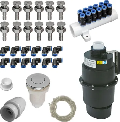Аэромассажная система MVL AM-SET6-413 KIT (хром)