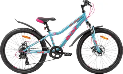 Велосипед AIST Rosy Junior 1.1 2026 (24, бирюзовый, разобранный, в коробке)