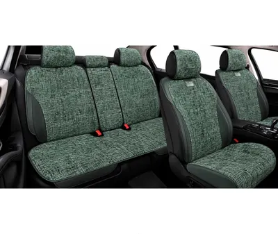 Комплект накидок на автомобильные сиденья PSV Decor / 139169 (зеленый)
